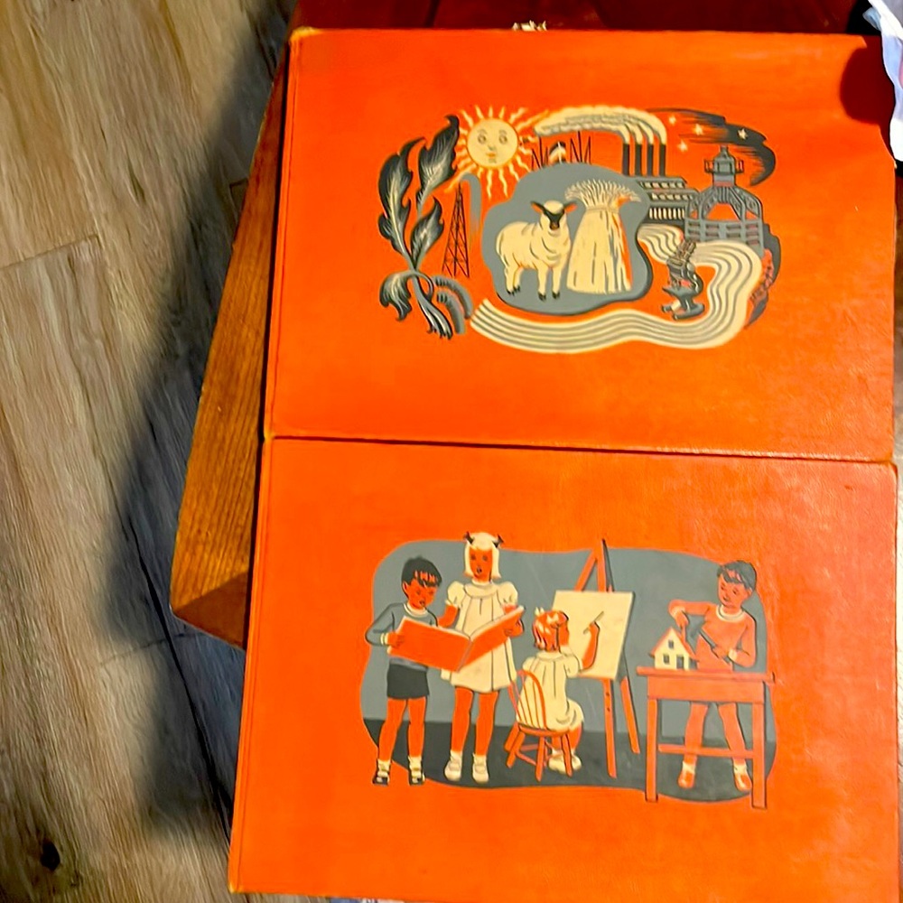 Child craft art and music volume 13 and 14 1949 USA vintage